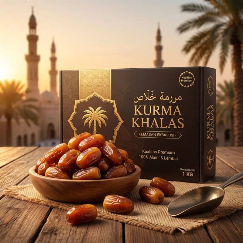Kurma Khalas Kemasan Eksklusif