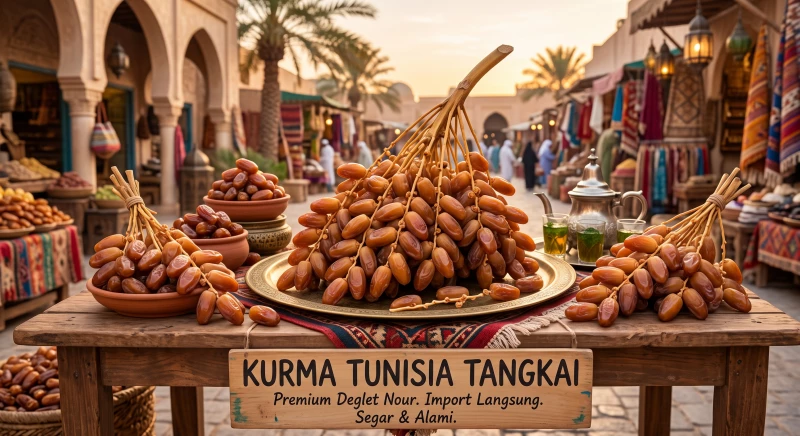 Kurma Tunisia Tangkai