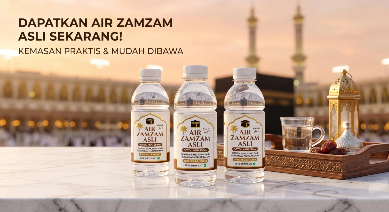 Air Zamzam Asli Botol Mini