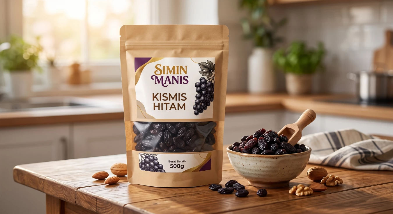 Kismis Hitam Simin Manis 500g