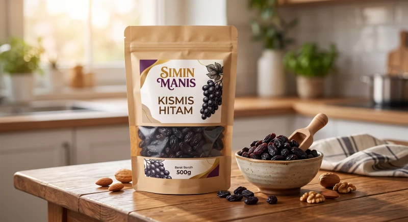 Kismis Hitam Simin Manis 500g