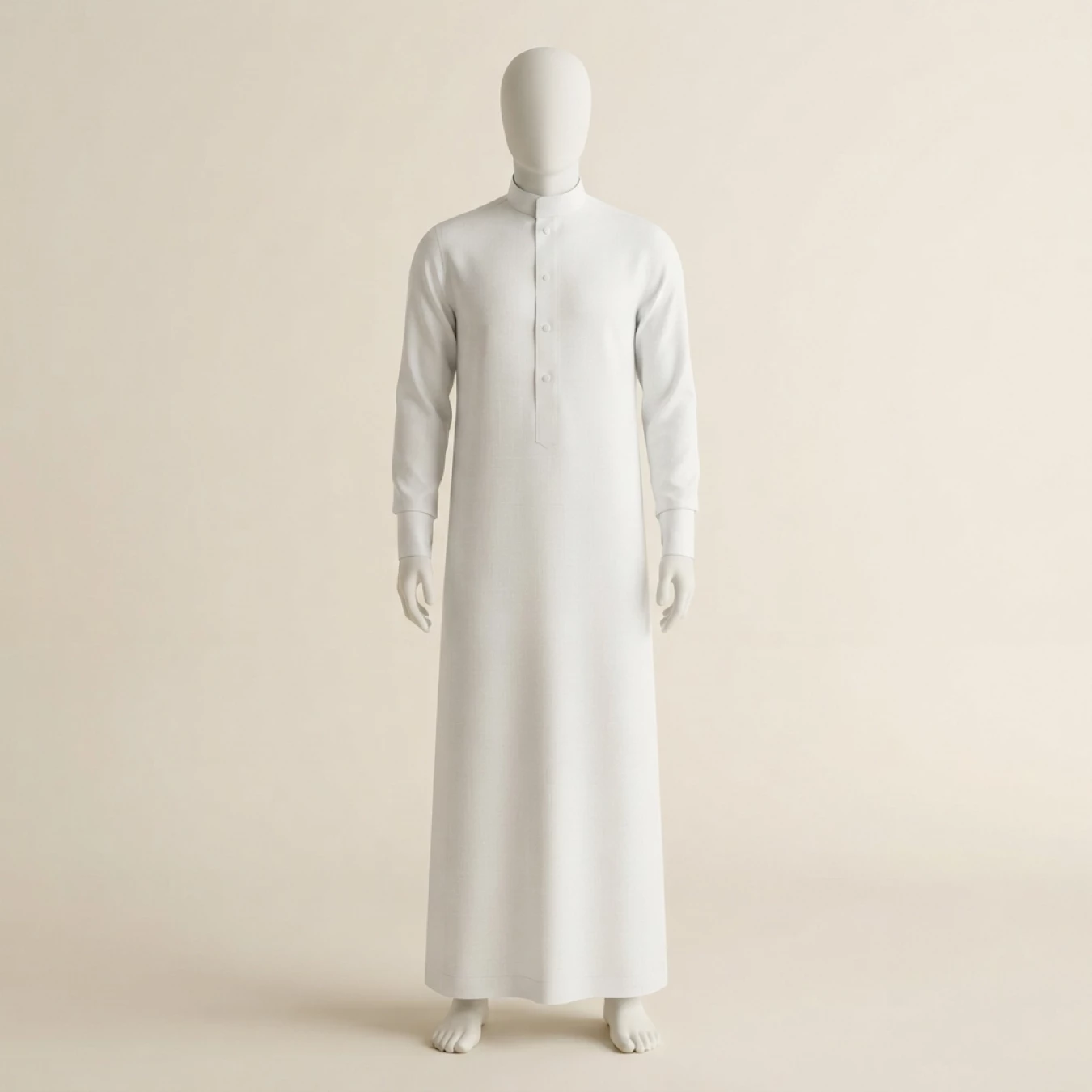 Gamis Pria Thobe Putih Elegan