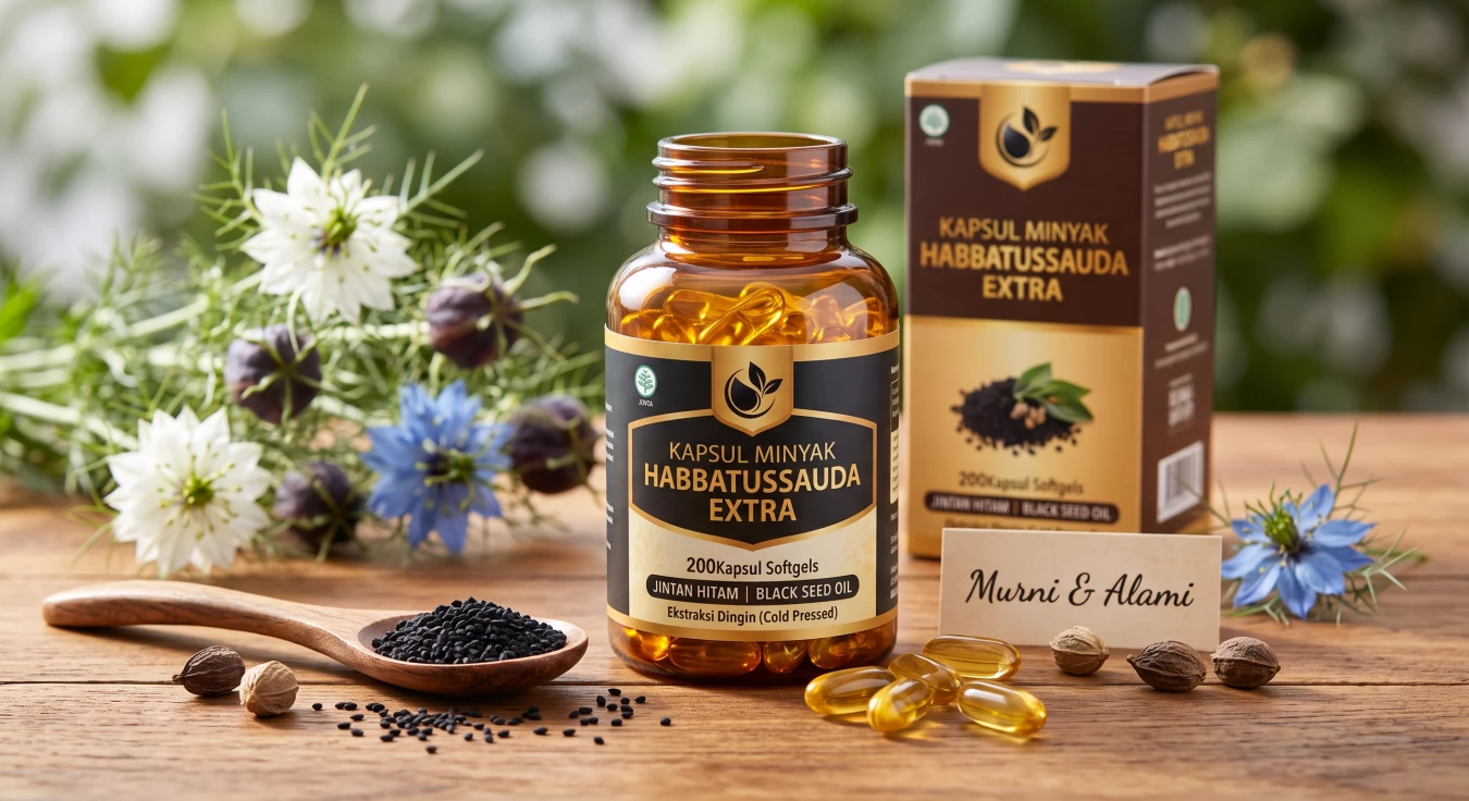 Kapsul Minyak Habbatussauda Extra (200Kapsul)
