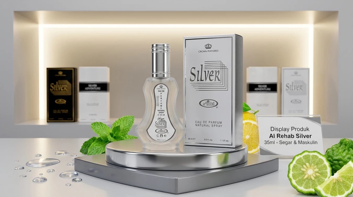 Parfum Al Rehab Silver 35ml