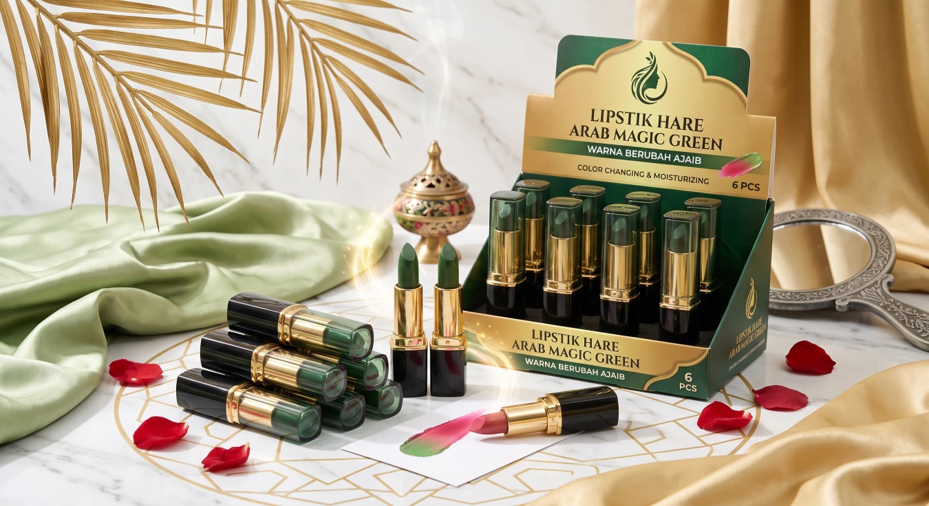 Lipstik Hare Arab Magic Green (6 pcs)